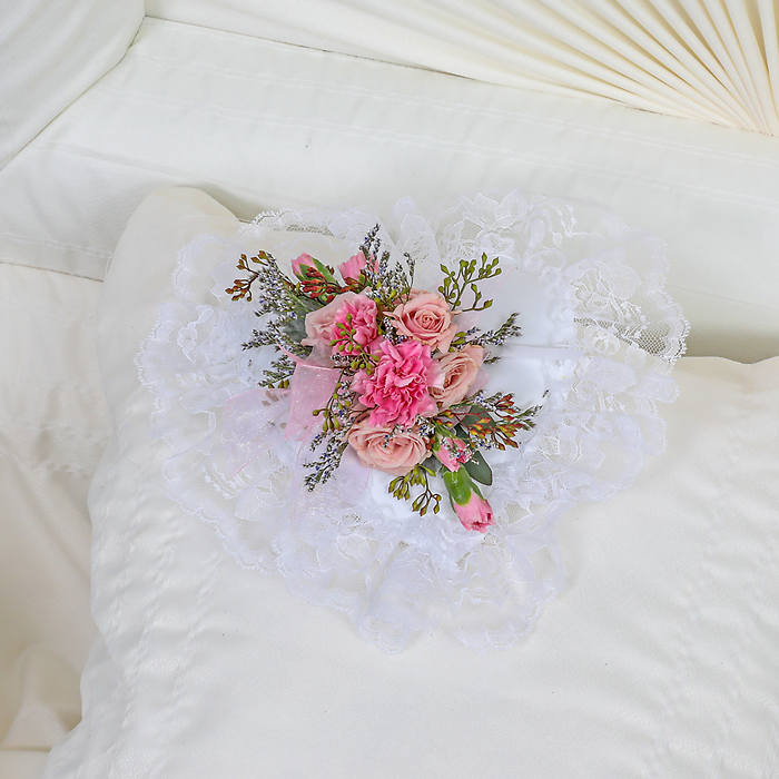 Floral Heart Pillow