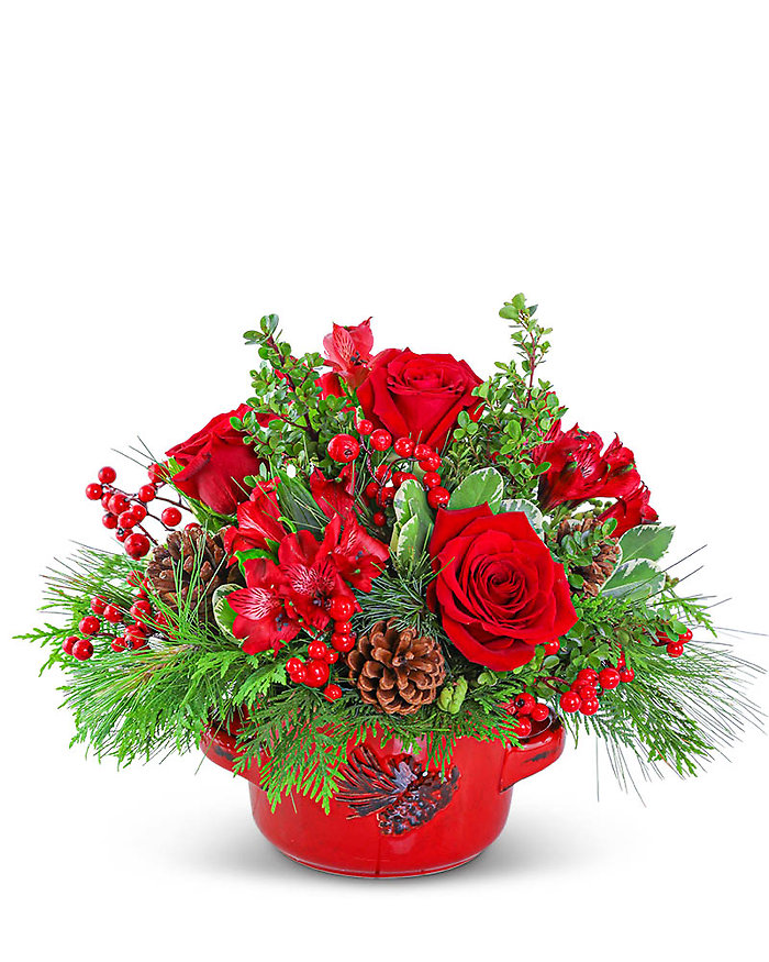 Keepsake Holiday Stoneware Centerpiece