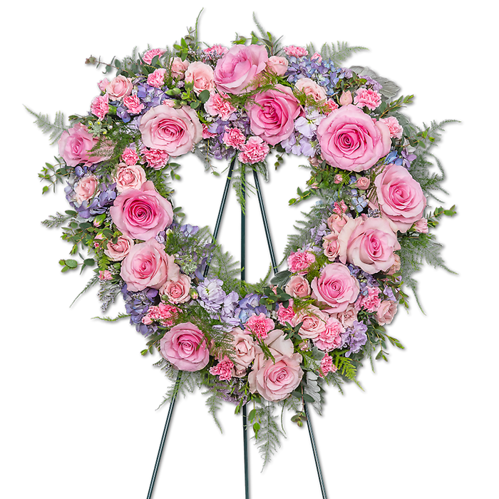 Glorious Garden Standing Heart