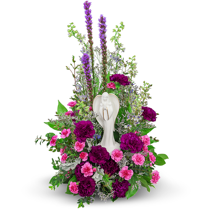 Eternal Embrace with Teleflora Angel Keepsake