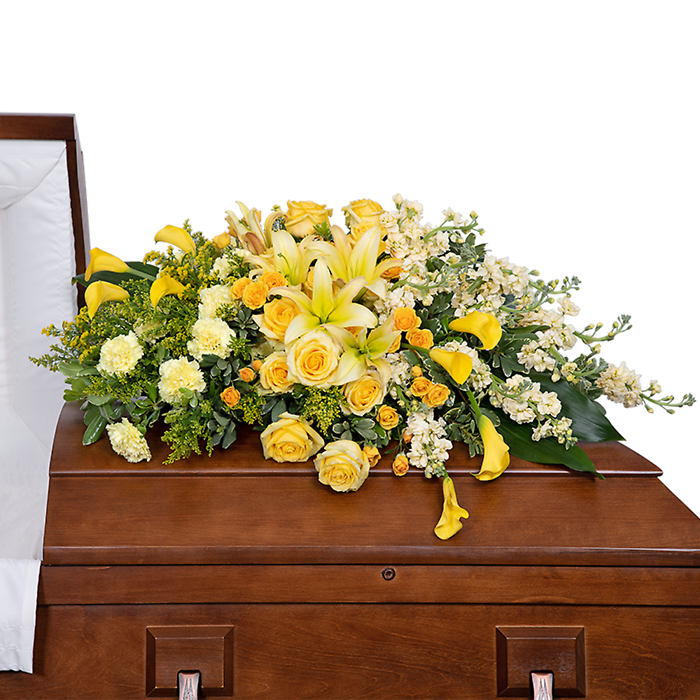 Radiant Remembrance Casket Spray