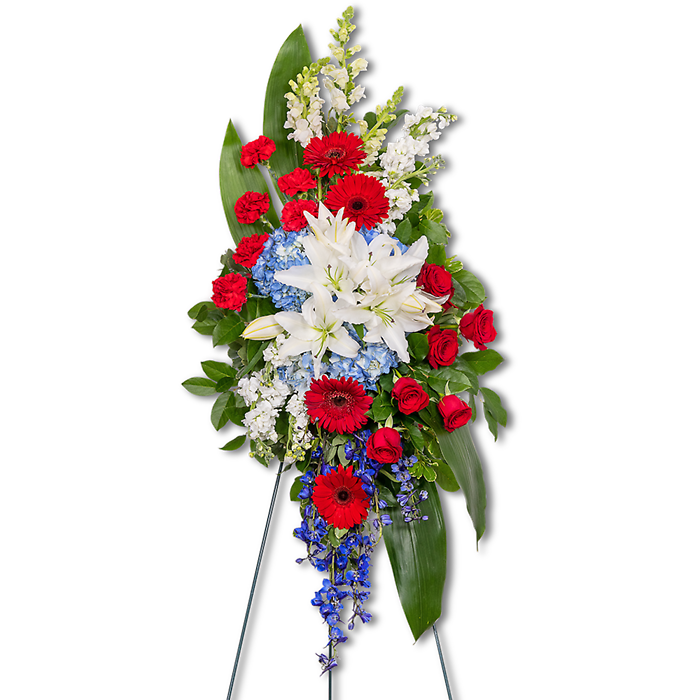 Stars and Stripes Forever Standing Spray